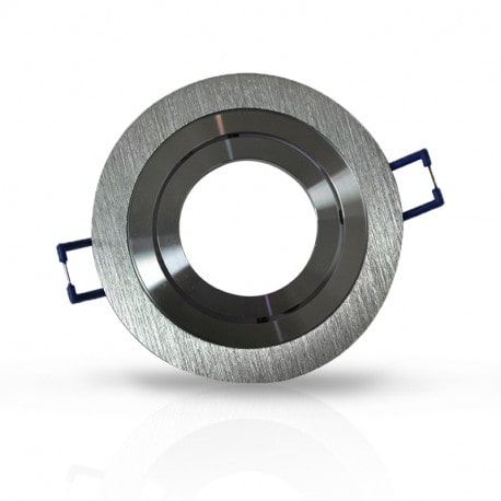 Vision-El Support Plafond Rond Orientable Argent Ø92 mm - 7712