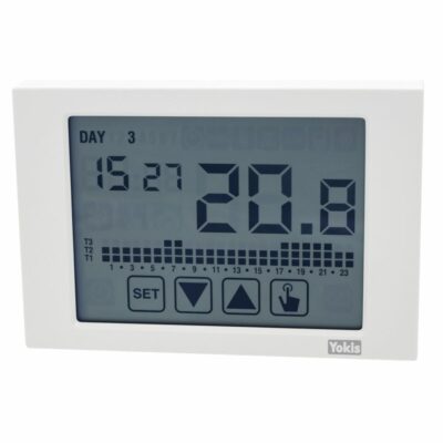 Yokis Thermostat Sans fil - Écran tactile - Blanc - IP40 -THERMARP