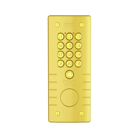 URMET Clavier 22 codes ZAMAC Champagne -CE20ZC54