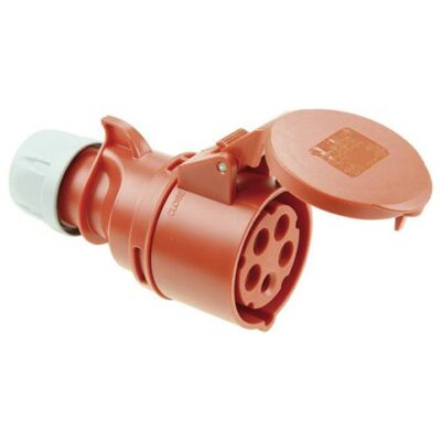 Fiche Femelle 16 A 5 pôles 400 V rouge 1 - 215-6