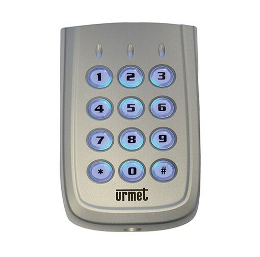 URMET Clavier Codes Plastique 2 Relais en saillie lumineux - 141202