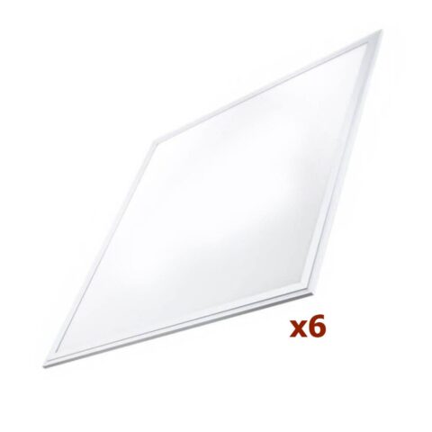 Lot de 6 Dalles LED 45W 600 X 600 MM 3200LM 4000K - 60246