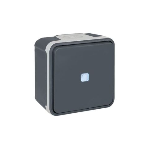 Interrupteur Va-et-vient lumineux Oxxo - 1 poste - 10AX - 250V - Gris