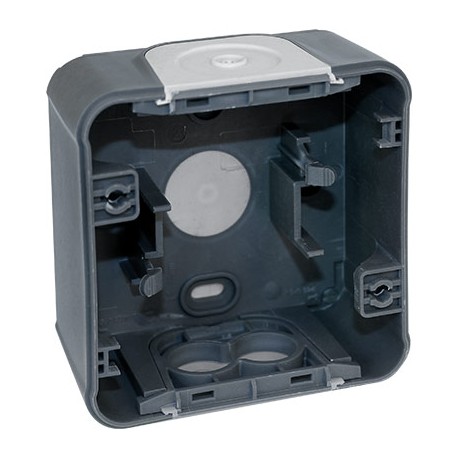 Boîte 1 poste - Gris - Oxxo - IP55 - 60860