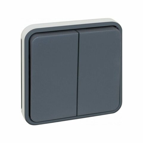 Double Boutton Poussoir composable GRIS IP55 - 60825