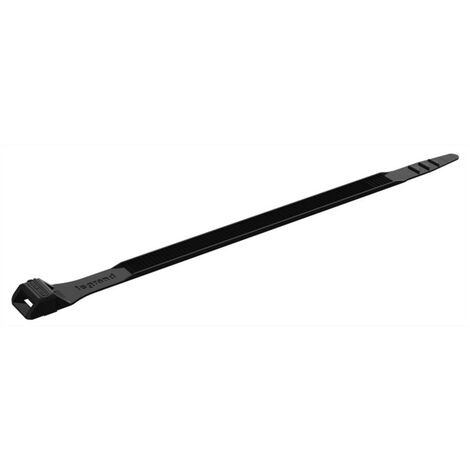 Colliers de serrage 180 x 9 mm - Noir - Sachet de 100 Colliers