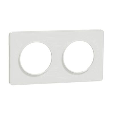 Plaque Blanc Odace Touch horiz. ou vert. 71mm - S520804