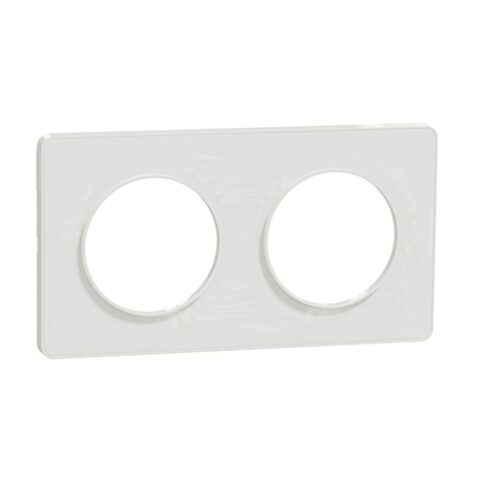 Plaque Blanc Odace Touch horiz. ou vert. 71mm - S520804