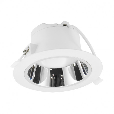 pot encastré Downlight LED - 25W - Rond - Aluminium - Ø230mm - 6000°K - Blanc
