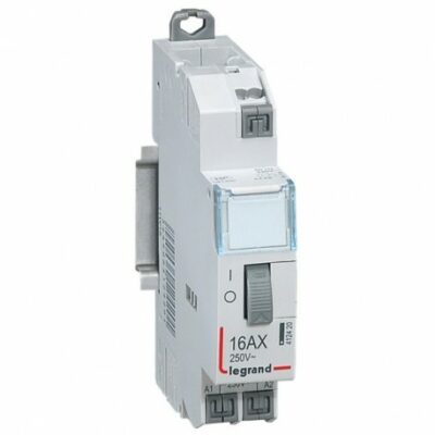Télérupteur CX³ standard avec bornes automatiques 1P 16A 250V~ contact 1F - tension commande 230V~ - 1 module