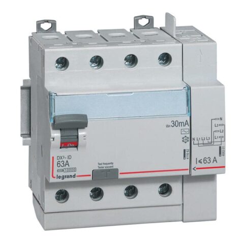 Interrupteur différentiel - 40A - 4P - 400V~ - 30mA - Type AC - Vis/auto - 411652