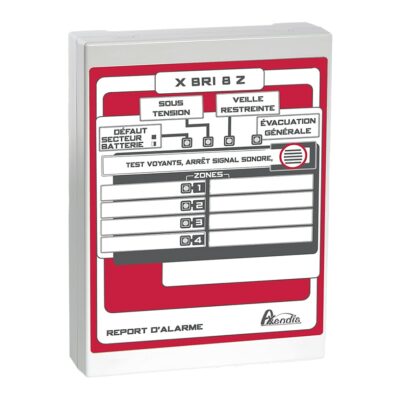 Boîtiers de report d’alarme incendie 4 zones - 10530