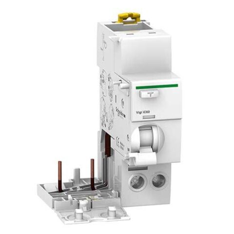 Bloc différentiel Vigi 4P 25A 30mA type AC - SCHNEIDER Acti9 iC60 - A9V41225
