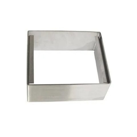 Façade inox percée au diamètre 25 mm pour lecteur Vigik pour fixation sur pot de 60 mm - C10000/A