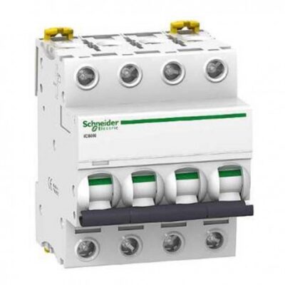 Disjoncteur 4P 25A courbe D - Acti9, iC60N - A9F75425