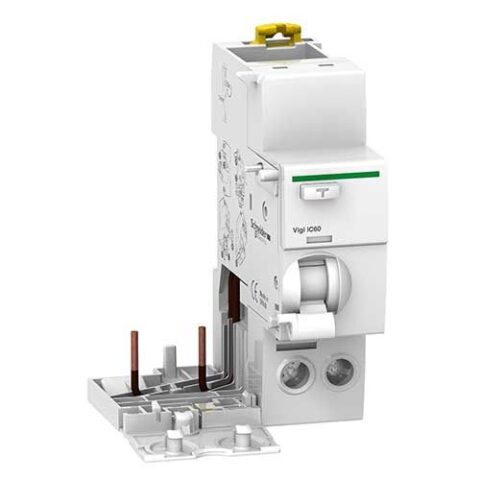 Bloc différentiel Vigi 2P 25A 30mA type Asi - SCHNEIDER Acti9 iC60 - A9V61225