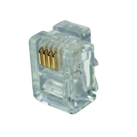 Connecteur RJ09 CAT3 4 positions - 4 contacts UTP pour câble patch - MP09