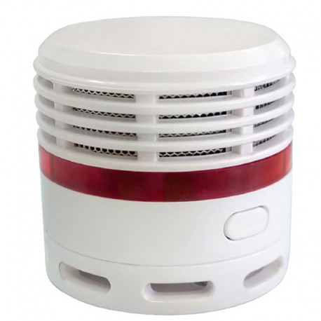 Détecteur de fumée autonome pile lithium Blanc - 10 ans - IP20 - MV3