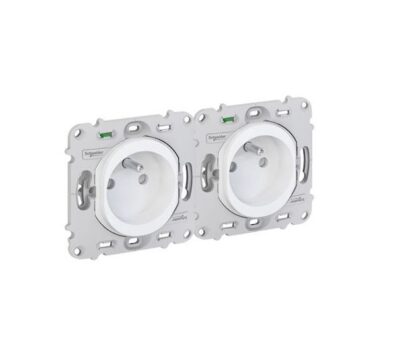 Double prise 2P+T Ovalis - A vis - S261069