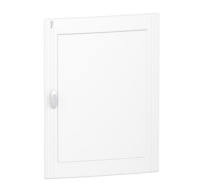 Porte opaque pour coffret électrique 4 rangées 24 modules - SCHNEIDER Pragma - PRA16424