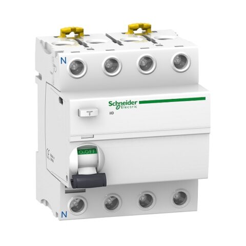 Interrupteur différentiel 4P 40A 300mA type AC - Acti9, iID - A9R44440