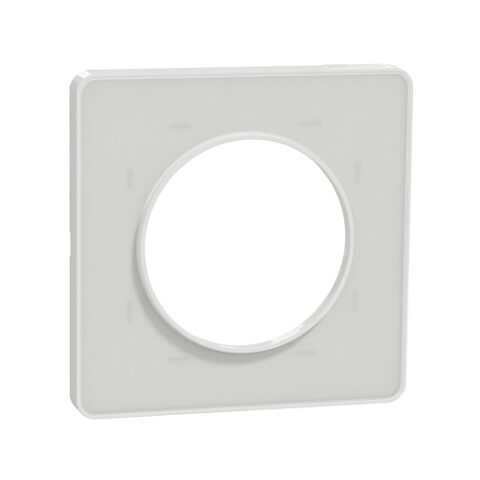 Odace Touch - plaque Translucide - blanc - 1 poste