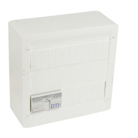 Coffret basique grade 2 TV - 4 x RJ45 STP - 13 modules - Blanc - 413248