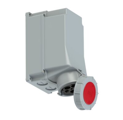 Prise murale femelle CEE 125 A 5 pôles 400 V - PCE Twist - 145-6