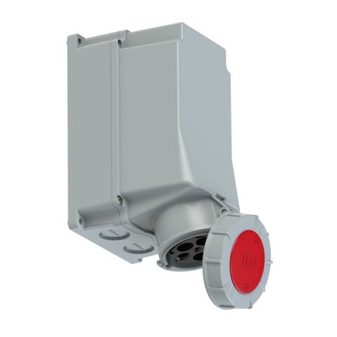 Prise murale femelle CEE 125 A 5 pôles 400 V - PCE Twist - 145-6