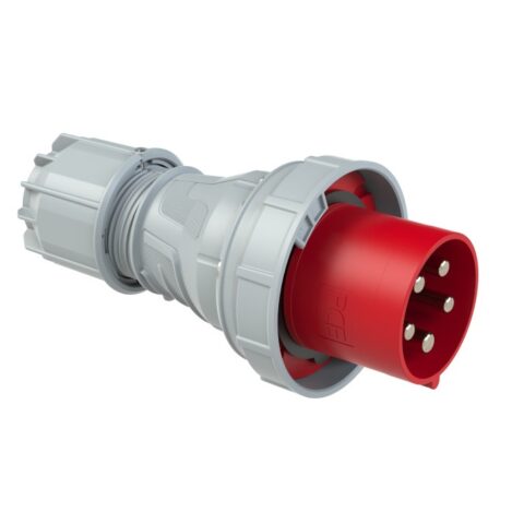 Fiche Mâle 3P+N+T 125A 415V - CEE17 - IP67 - PCE - 045-6