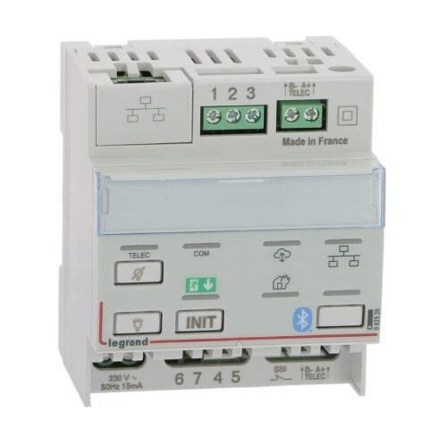 Télécommande BAES modulaire connecté non polarisée IP pour bloc d'éclairage et alarme incendie - 062520