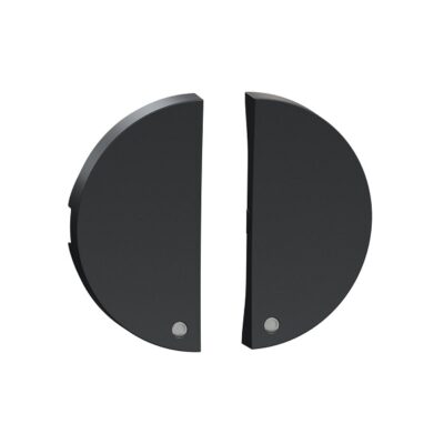 2 demi enjoliveur anthracite - livré sans LED - Odace - S540298