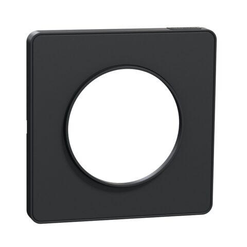Plaque de finition - anthracite - 1 poste - Odace Touch - S540802