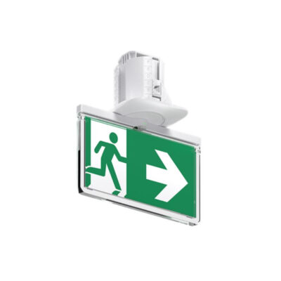 Bloc d'évacuation brioSpot Encastre -BAES - Evac. Led - Autotestable SATI - Blanc - Kaufel - 100110K