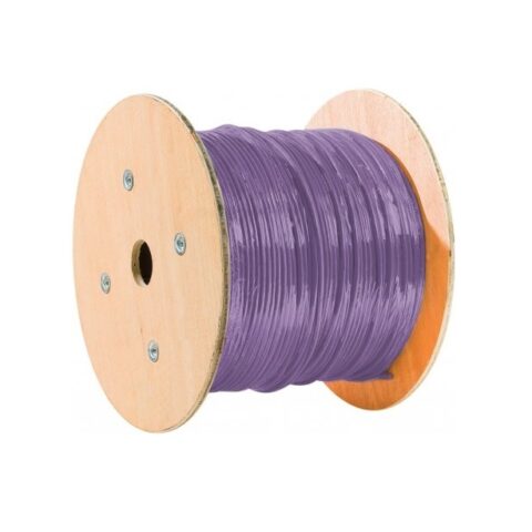 Câble réseau monobrin – Cat7 S/FTP – 4 paires LSZH - touret 500 m - Dca violet – 3010714