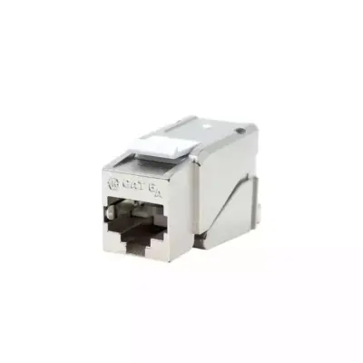 Embase RJ45 Keystone Cat 6a FTP à sertissage rapide - Huber+Suhner - 1010790