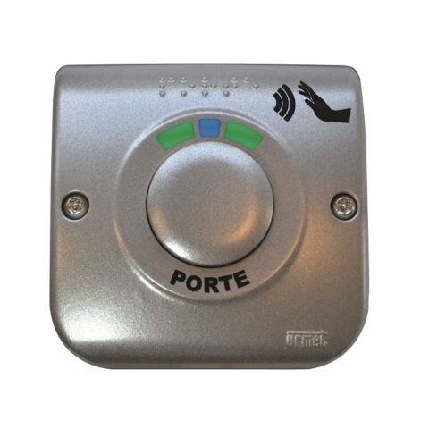 Bouton mains libres zamac gris - BPZGML
