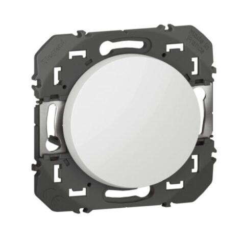 Poussoir simple dooxie 6A 250V~ finition blanc - 600004