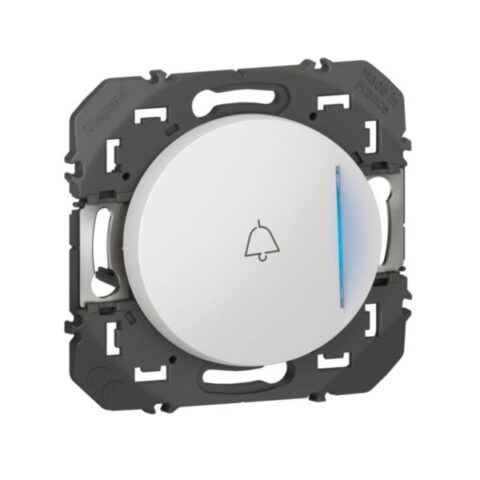 Bouton poussoir lumineux et marquage sonnette blanc - LEGRAND Dooxie - 600018