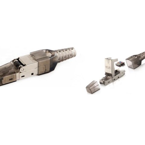 Connecteur RJ45 sans outil CAT6a blindé 360° - IDCORIG6AFS