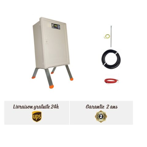 Coffret de chantier triphasé 18/36kW + câble 3 m + pieds EPS - COT3060P3