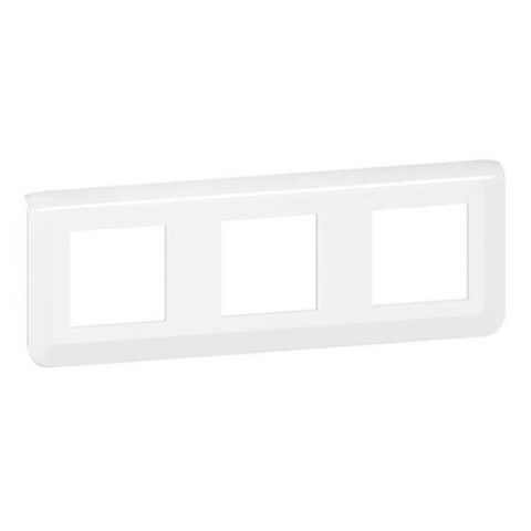 Plaque triple horizontale blanc EU - LEGRAND Mosaic - 277806L / 078806L