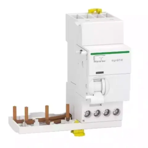 Bloc différentiel Vigi 3P+N 25A 300mA type AC - SCHNEIDER Acti9 iDT40 - A9Y83725/ A9Y63725