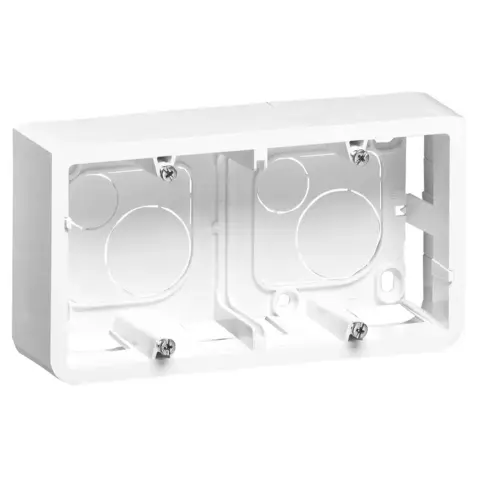 Cadre saillie double blanc P40 - LEGRAND Mosaic - 080285