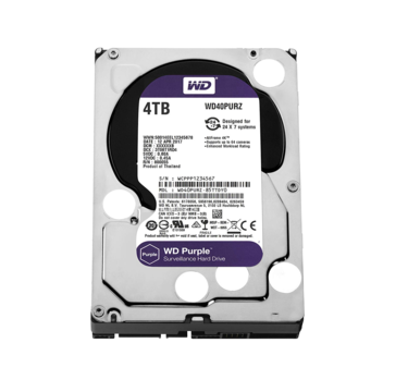 Disque dur interne pour video surveillance 4T - WD Purple