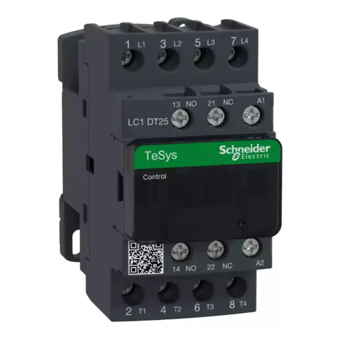 TeSys LC1D - contacteur - 4P - AC-1 440V - 25A - bobine 230Vca - LC1DT25P7
