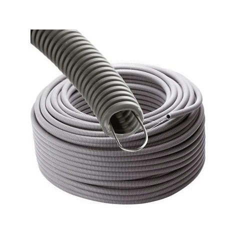 Gaine électrique ICTA D25 Gris - Elettrocanali - Couronne de 100m