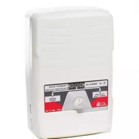 Bloc d'alarme autonome lumineux New MARCHE / ARRET Axendis BAAL MA - 11480