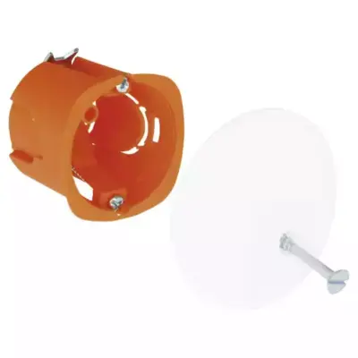 Boite d'applique pour maçonnerie- Ø 40mm - non DCL - Eur'Ohm - 53120