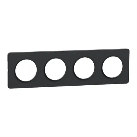 Odace Touch - plaque 4 postes horizontaux ou verticaux entraxe 71mm - S540808